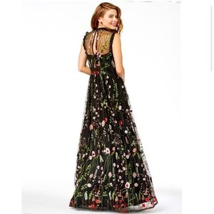 City Studio Black Floral Dress